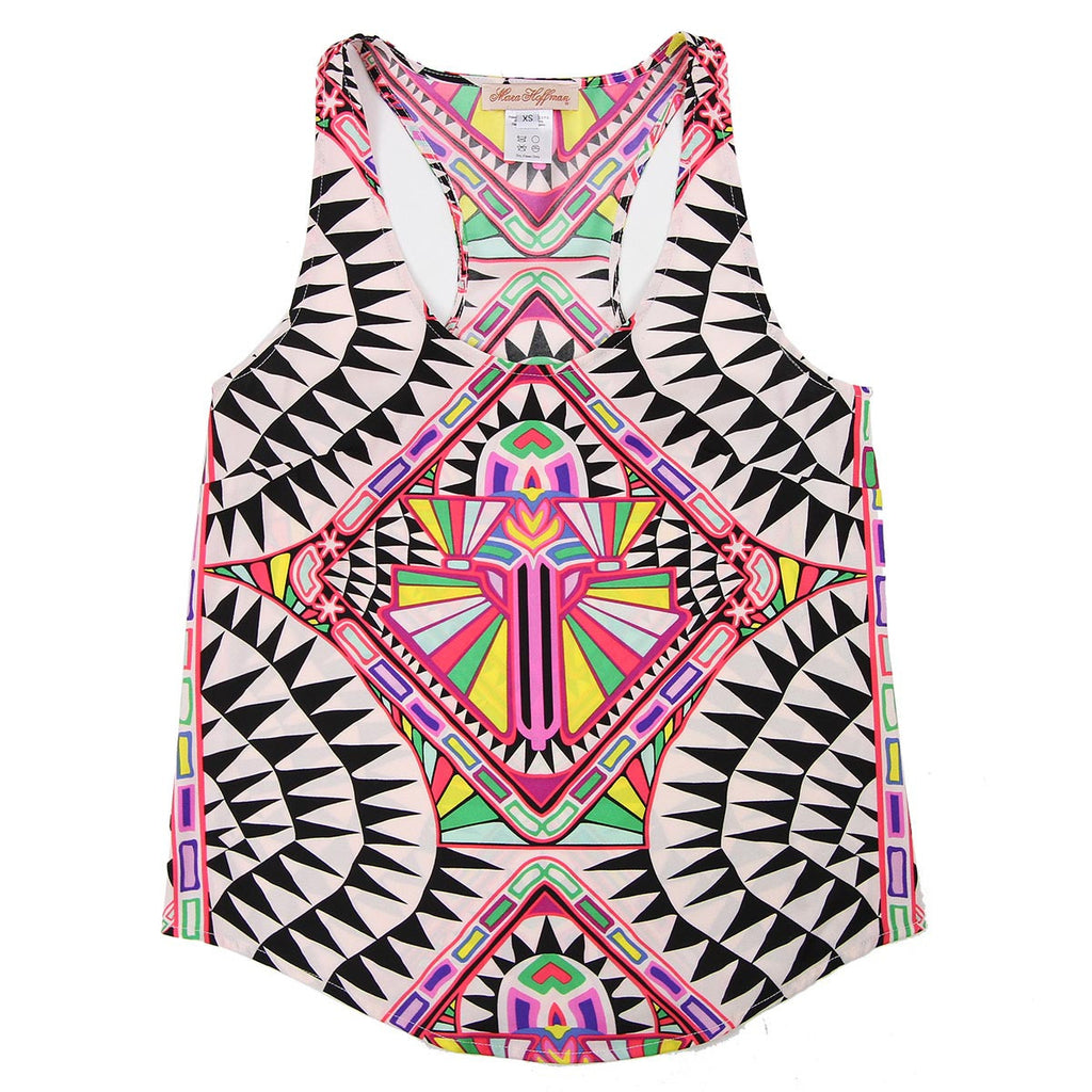 Mara Hoffman Cosmic Print Racerback Tank