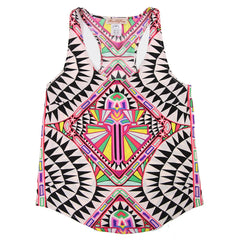 Mara Hoffman Cosmic Print Racerback Tank