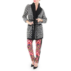 Mara Hoffman Cardigan and Printed Pants