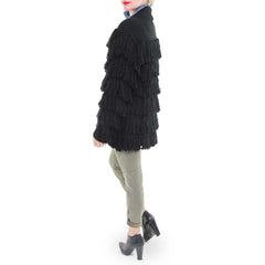 Mara Hoffman Fringe Sweater Coat