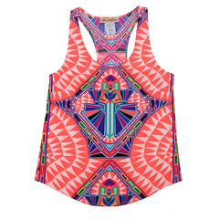 Mara Hoffman Cosmic Print Racerback Top