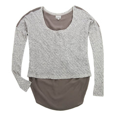 Odells Gray T-Shirt with Silk Back