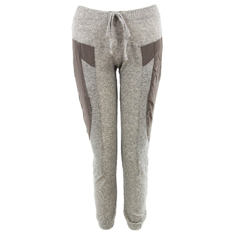 Grey Elastic Waist Slouchy Pants