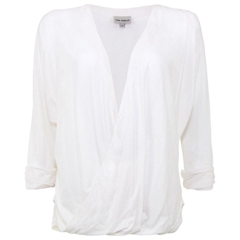 Tissue Jersey Wrap Top
