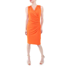 Rachel Roy Orange Jersey Knit Dress