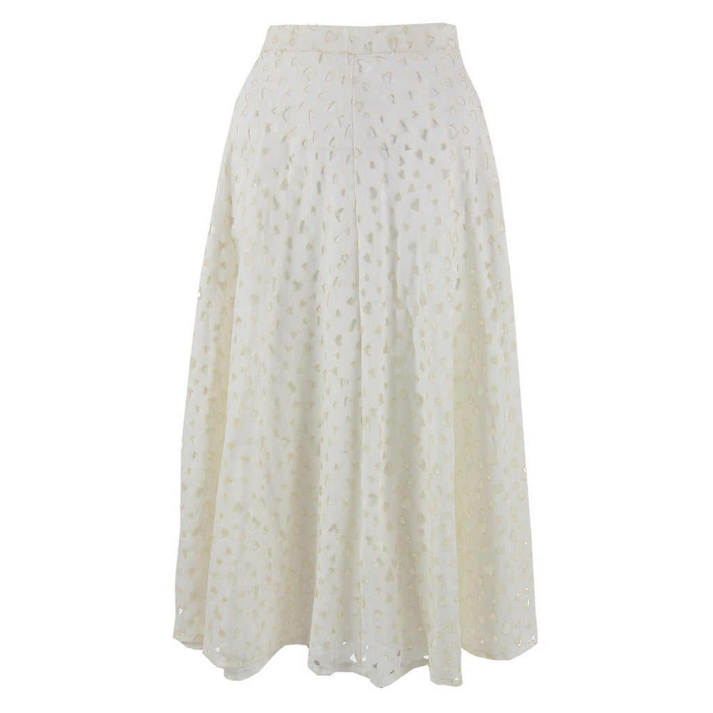 Rachel Antonoff Ivory Midi Skirt