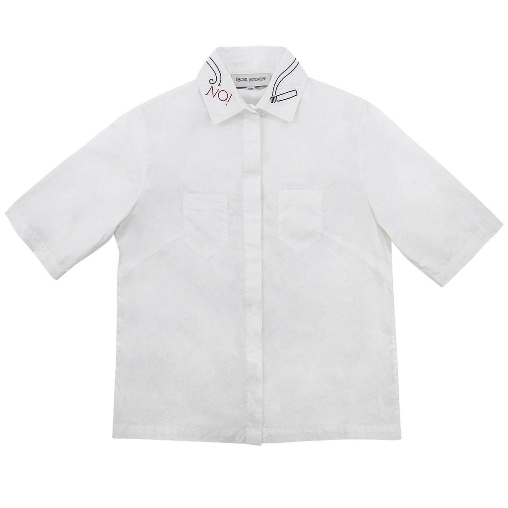 Rachel Antonoff No Smoking Button Down Shirt