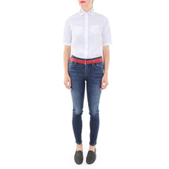 Rachel Antonoff No Smoking Shirt with Goldsign Highwaisted Skinnies