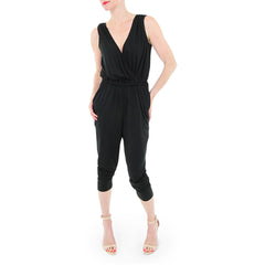 Rachel Black Jersey Knit Jumpsuit