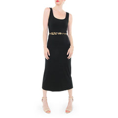 Rachel Pally Black Midi Dress with B-Low the Belt