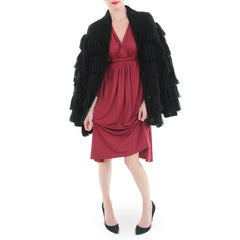 Mara Hoffman Fringe Sweater Coat