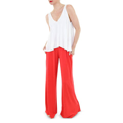 Rachel Pally Red Wide Leg Pants