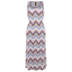 Yahaira Dress - Zig Zag Print