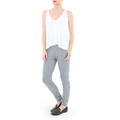 Rachel Pally White Ribbed Ramita Tank Top