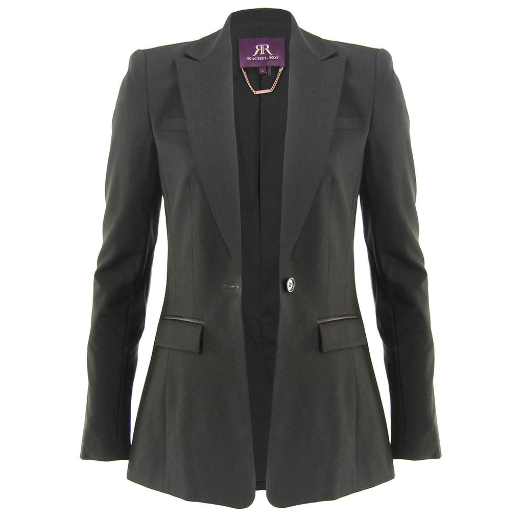 Rachel Roy Black Tailored Blazer