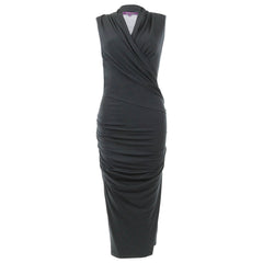 Rachel Roy Black Midi Dress
