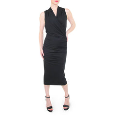 Rachel Roy Black Midi Dress