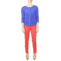 Rachel Roy Blue Sweater Nursing Friendly