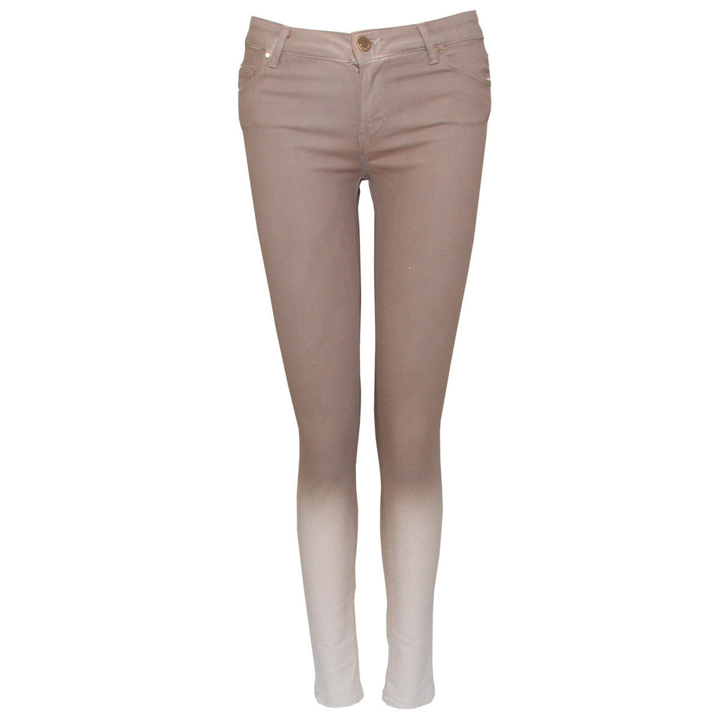 Ombre Waxed Denim in Khaki