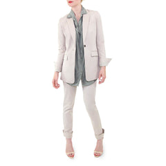 Rachel Roy Khaki Fitted Blazer