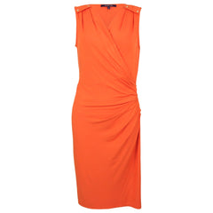 Rachel Roy Orange Epaulette Dress