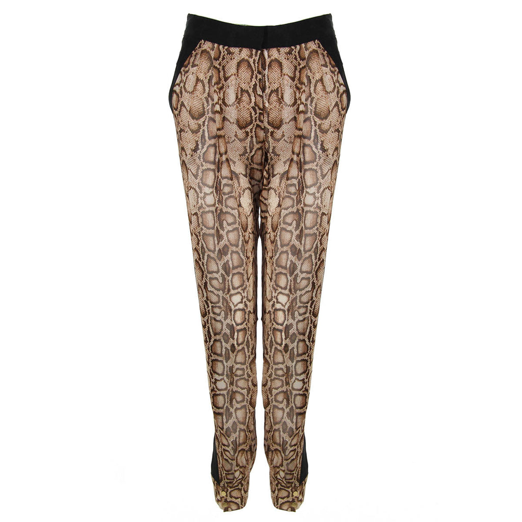 Rachel Roy Snakeskin Print Track Pants