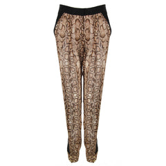 Rachel Roy Snakeskin Print Track Pants