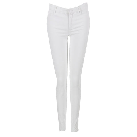 Wax Coated Skinny Jean - White