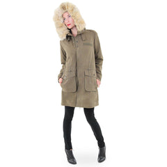 Rebecca Minkoff Army Green Morris Parka
