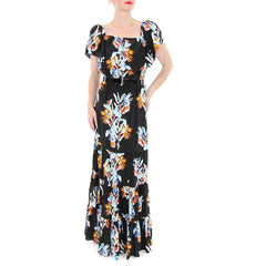 Rebecca Minkoff Black Floral Dev Dress