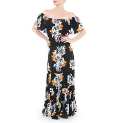 Rebecca Minkoff Black Floral Dev Dress