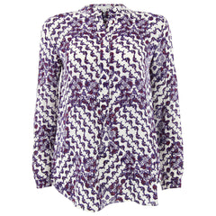 Rebecca Minkoff Clark Top with Henley Collar