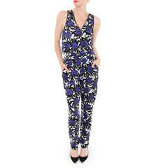 Rebecca Minkoff Suarez Purple and Black Jumpsuit