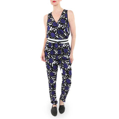 Rebecca Minkoff Suarez Purple and Black Jumpsuit