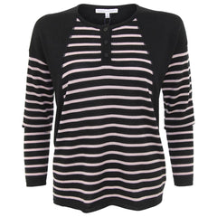 Rebecca Minkoff Coco Striped Henley Top