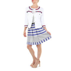 Rebecca Minkoff White Denim Andres Jacket