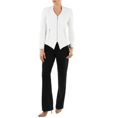 Rebecca Minkoff White Zipper Front Jacket