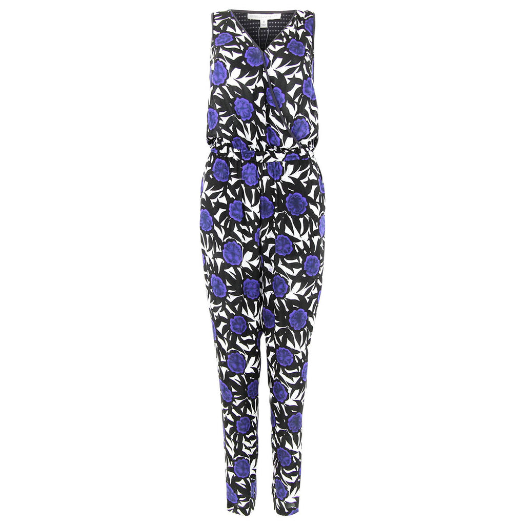 Rebecca Minkoff Suarez Purple and Black Jumpsuit