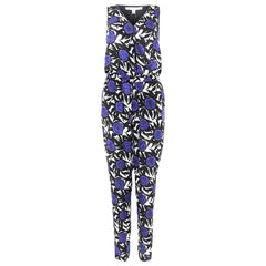 Rebecca Minkoff Suarez Purple and Black Jumpsuit