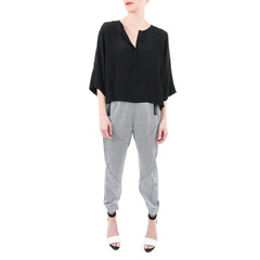 Sam and Lavi Black Crop Top