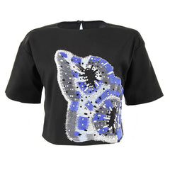 Sachin and Babi Cropped Top with Sequin Detail
