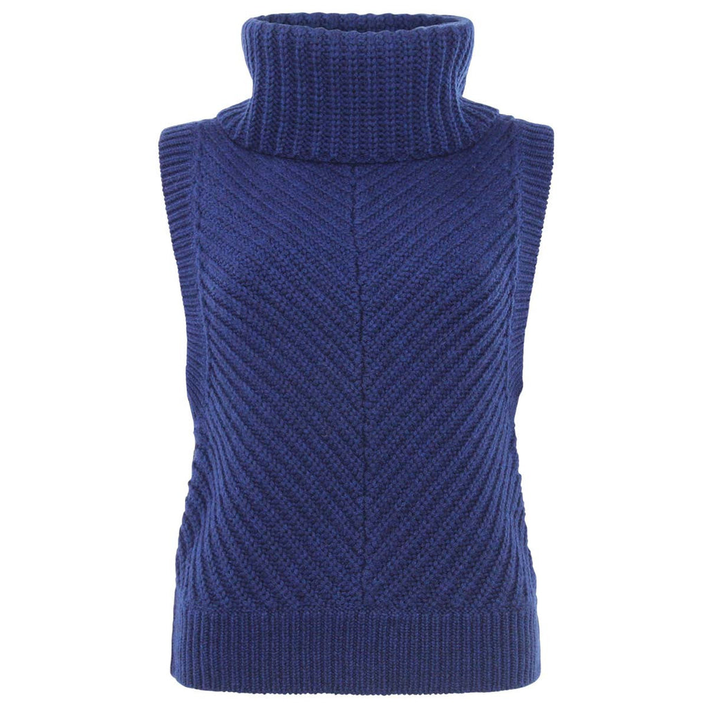 Sachin and Babi Blue Sleeveless Solar Sweater