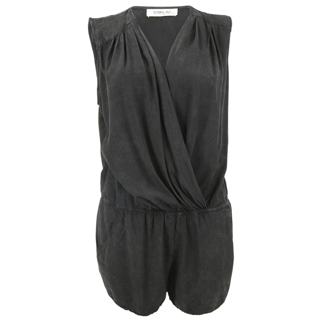 Sam and Lavi Black Romper
