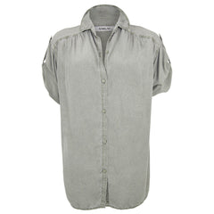 Sam and Lavi Army Green Button Down Shirt