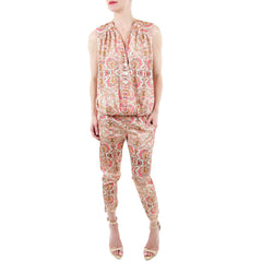 Sam and Lavi Pink Paisley Print