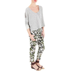 Sam and Lavi Camo Print Elastic Waist Pants