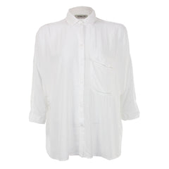 Sam and Lavi White Button-Down Shirt