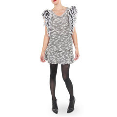 Sam and Lavi Fringe Knit Top and Matching Skirt