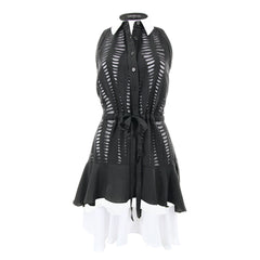 Timo Weiland Black and White Drawstring Dress