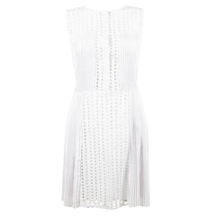 Timo Weiland White Eyelet Shirtdress